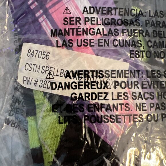 Spellbound Witch Halloween Costume Child XL 12-14, 7 PCs: Dress, Hat, Socks, .. - Picture 11 of 15